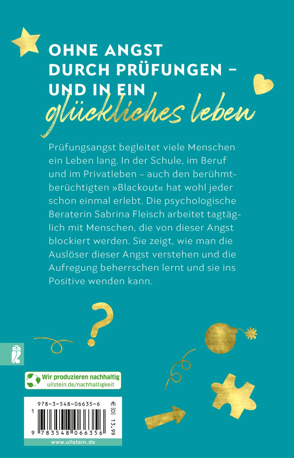 Rückseitencover Prüfungsangst loswerden
