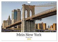 Vorderes Coverbild Mein New York Michael Jaster (Wandkalender 2026 DIN A4 quer), CALVENDO Monatskalender