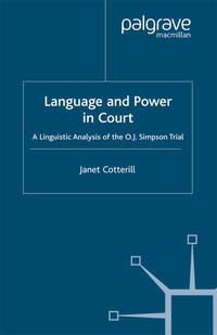 Vorderes Coverbild Language and Power in Court