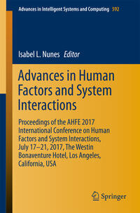 Vorderes Coverbild Advances in Human Factors and Systems Interaction