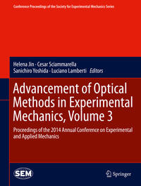 Vorderes Coverbild Advancement of Optical Methods in Experimental Mechanics, Volume 3