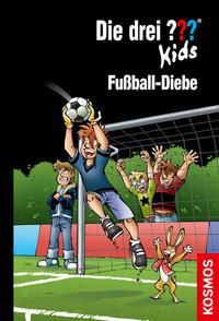 Vorderes Coverbild Die drei ??? Kids, 83, Fußball-Diebe