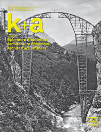 Vorderes Coverbild k+a 2022.2 : Ephemere Architektur | Architecture éphémère | Architettura effimera