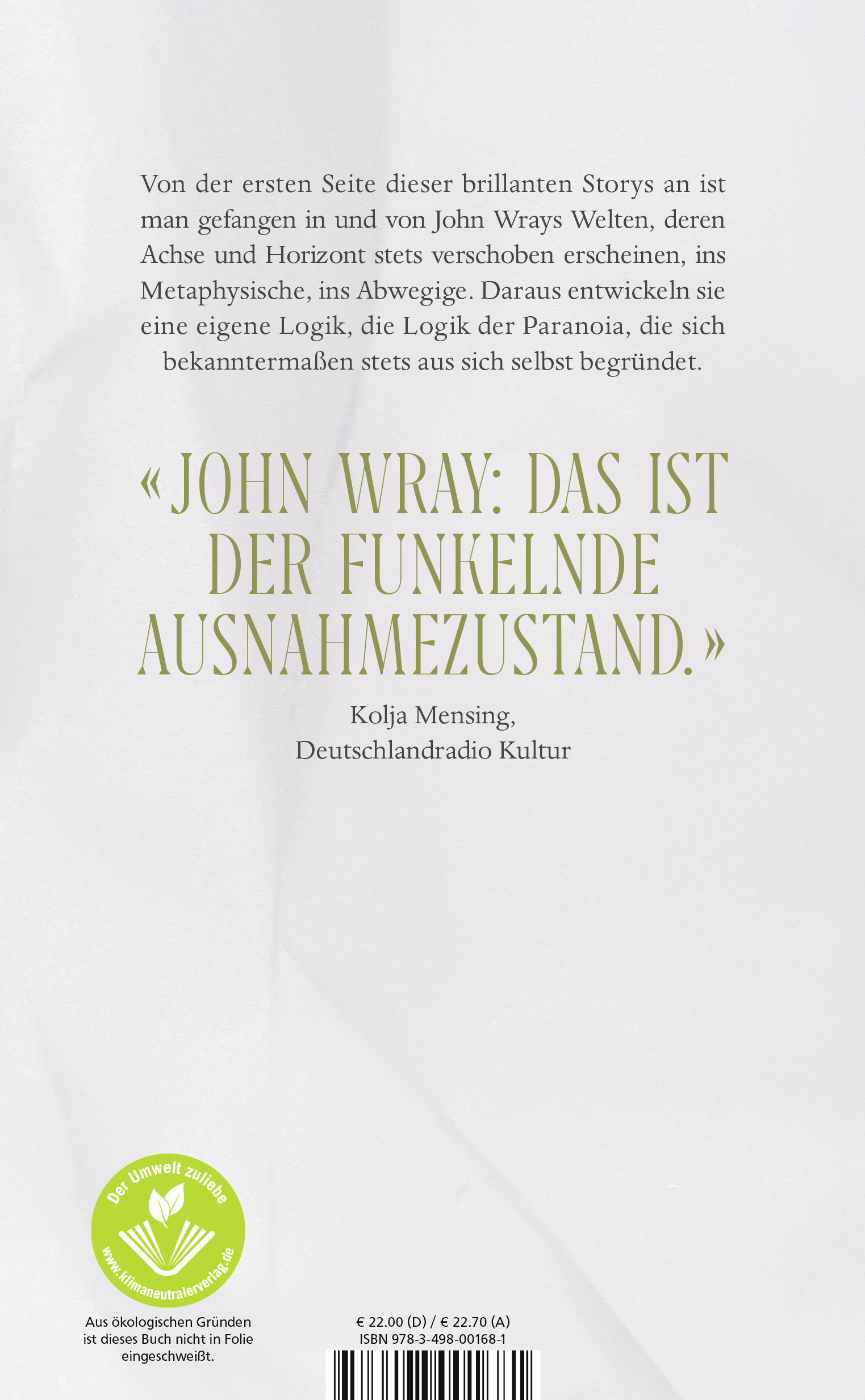 Rückseitencover Madrigal