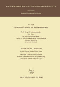 Vorderes Coverbild Die Zukunft der Gemeinden in der Hand ihrer Reformer