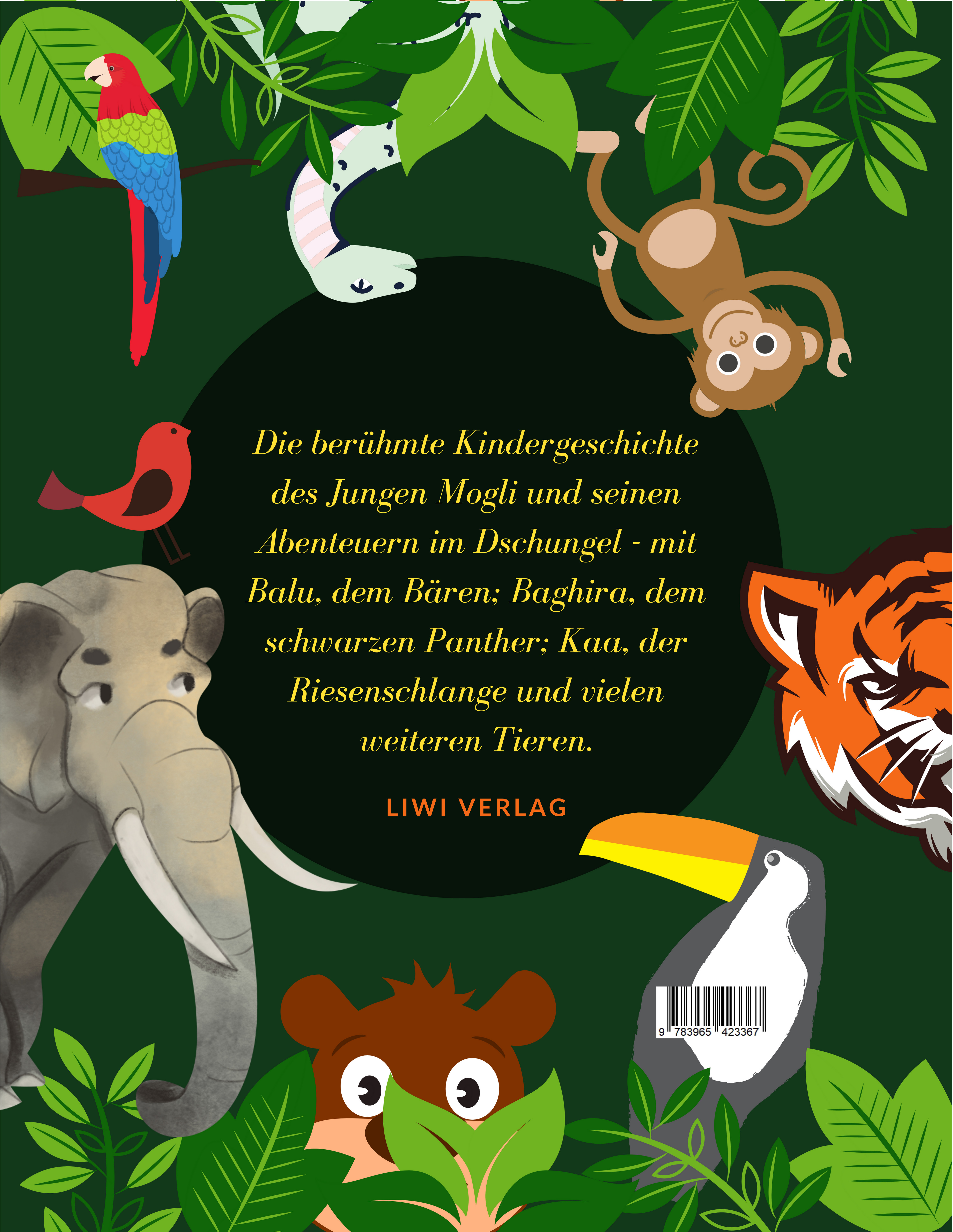 Rückseitencover Das Dschungelbuch