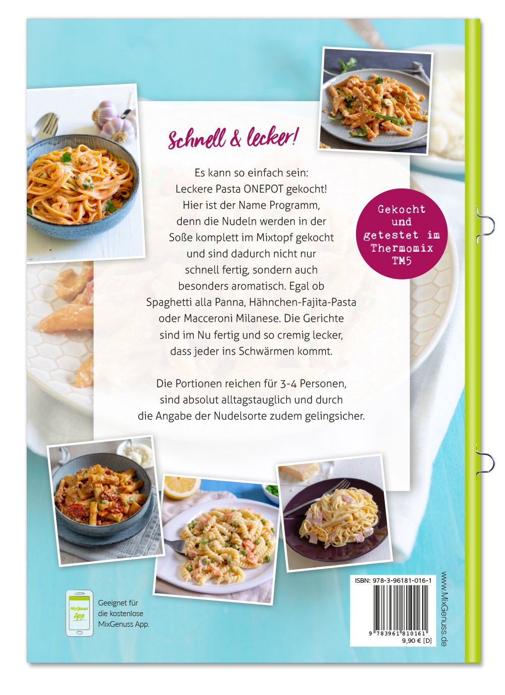 Rückseitencover ONE POT PASTA