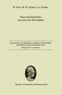 Vorderes Coverbild Neues und Kritisches vom und zum Herzinfarkt