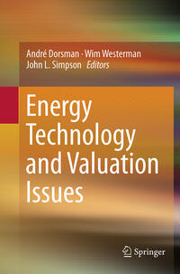 Vorderes Coverbild Energy Technology and Valuation Issues