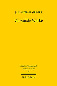 Vorderes Coverbild Verwaiste Werke