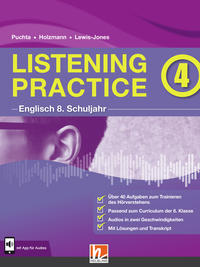 Vorderes Coverbild Listening Practice 4. Heft inkl. HELBLING Media App