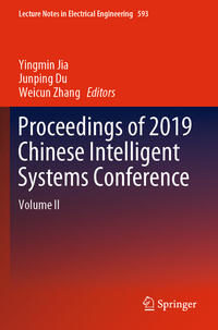 Vorderes Coverbild Proceedings of 2019 Chinese Intelligent Systems Conference