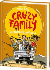 Vorderes Coverbild Crazy Family (Band 3) - Die Hackebarts greifen an!