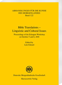 Vorderes Coverbild Bible Translations – Linguistic and Cultural Issues