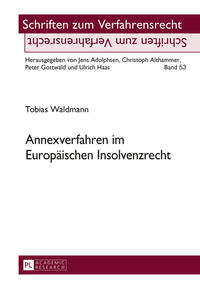 Vorderes Coverbild Annexverfahren im Europäischen Insolvenzrecht