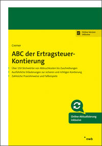 Vorderes Coverbild ABC der Ertragsteuer-Kontierung