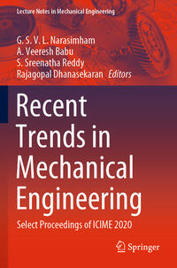 Vorderes Coverbild Recent Trends in Mechanical Engineering