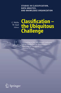 Vorderes Coverbild Classification - the Ubiquitous Challenge