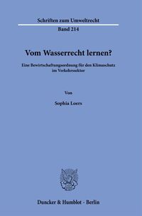Vorderes Coverbild Vom Wasserrecht lernen?