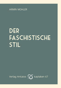 Vorderes Coverbild Der faschistische Stil