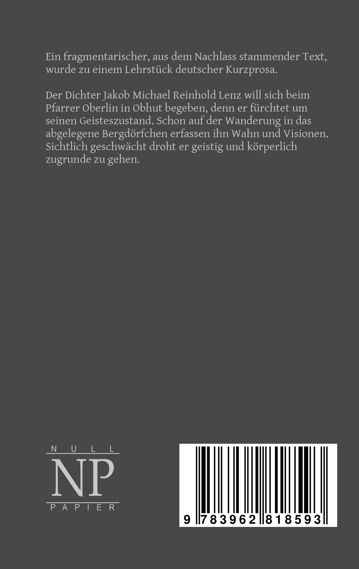 Rückseitencover Lenz