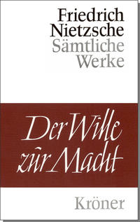 Vorderes Coverbild Der Wille zur Macht