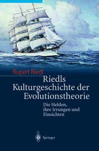 Vorderes Coverbild Riedls Kulturgeschichte der Evolutionstheorie
