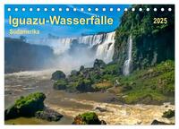 Vorderes Coverbild Iguazu Wasserfälle - Südamerika (Tischkalender 2025 DIN A5 quer), CALVENDO Monatskalender