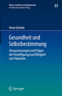 Vorderes Coverbild Gesundheit und Selbstbestimmung