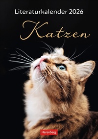 Vorderes Coverbild Literaturkalender Katzen Wochen-Kulturkalender 2026