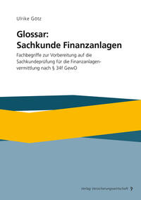Vorderes Coverbild Glossar: Sachkunde Finanzanlagen