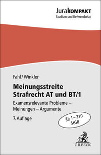 Vorderes Coverbild Jura kompakt / Meinungsstreite Strafrecht AT und BT/1