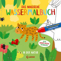 Vorderes Coverbild Das magische Wassermalbuch - In der Natur