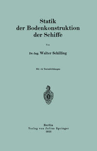 Vorderes Coverbild Statik der Bodenkonstruktion der Schiffe