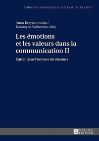 Vorderes Coverbild Les émotions et les valeurs dans la communication II