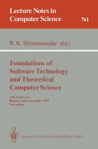 Vorderes Coverbild Foundations of Software Technology and Theoretical Computer Science