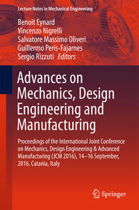 Vorderes Coverbild Advances on Mechanics, Design Engineering and Manufacturing