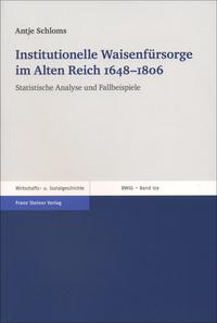 Vorderes Coverbild Institutionelle Waisenfürsorge im Alten Reich 1648–1806