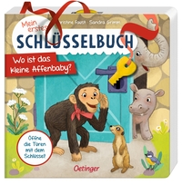 Vorderes Coverbild Mein erstes Schlüsselbuch. Wo ist das kleine Affenbaby?