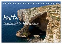 Vorderes Coverbild Malta - Inselstaat im Mittelmeer (Tischkalender 2025 DIN A5 quer), CALVENDO Monatskalender