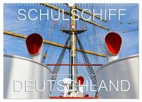 Vorderes Coverbild Schulschiff Deutschland in Bremen-Vegesack (Wandkalender 2025 DIN A3 quer), CALVENDO Monatskalender