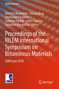Vorderes Coverbild Proceedings of the RILEM International Symposium on Bituminous Materials