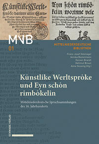 Vorderes Coverbild Künstlike Werltspröke und Eyn schön rimbökelin