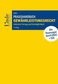Vorderes Coverbild Praxishandbuch Gewährleistungsrecht