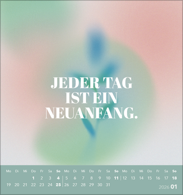 Beispielinhalt (Bild) Zeit für mich 2026