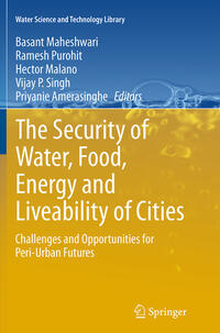 Vorderes Coverbild The Security of Water, Food, Energy and Liveability of Cities
