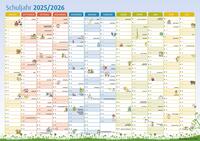 Vorderes Coverbild Der Schuljahres-Wandkalender 2025/2026, A1
