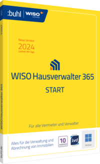 Vorderes Coverbild WISO Hausverwalter 365 Start