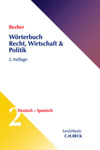 Vorderes Coverbild Wörterbuch Recht, Wirtschaft, Politik