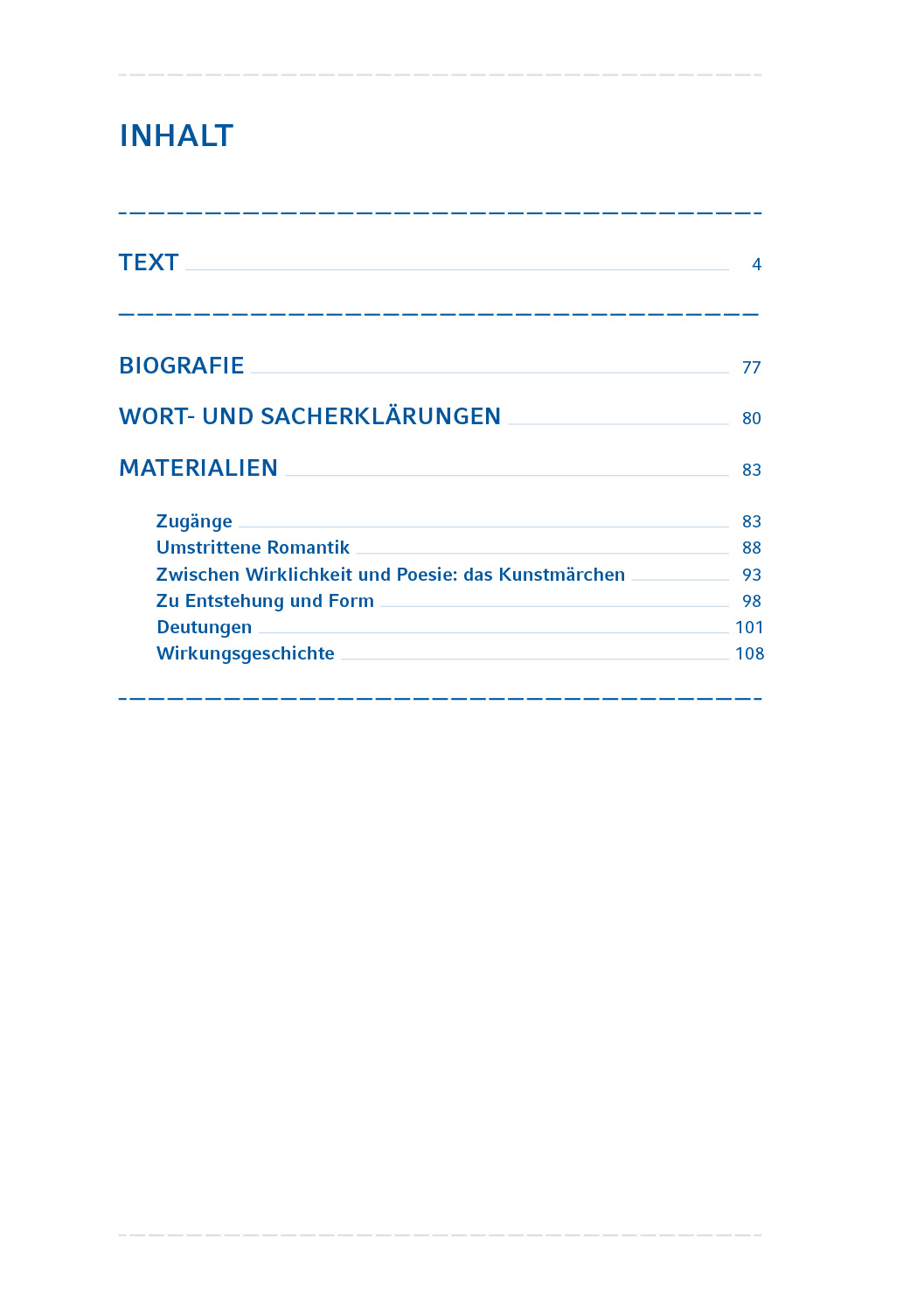 Beispielinhalt (Bild) Der goldne Topf